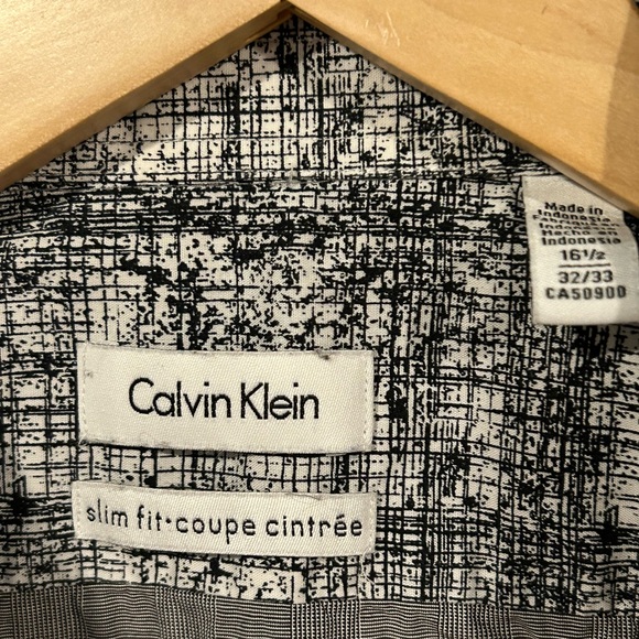 2 Men’s Long sleeve shirts Calvin Klein and H&M size Large - Picture 3 of 6